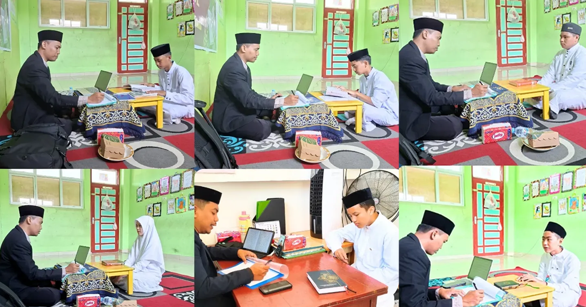 Foto dokumentasi Munaqosyah Tilawah dan Tahfidz SMPIT Darul Quran Madai Kota Parepare, Sulawesi Selatan